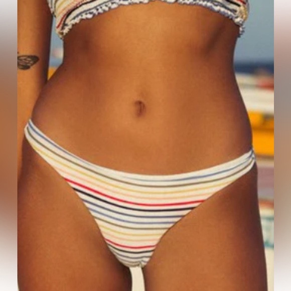 Billabong Gimme Sun Stripped Bikini Bottoms NWT - Picture 1 of 6